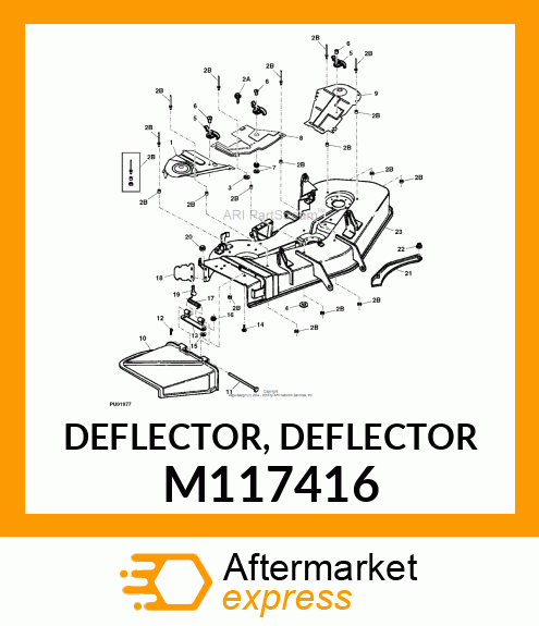 DEFLECTOR, DEFLECTOR M117416