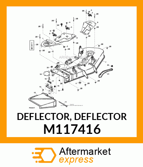 DEFLECTOR, DEFLECTOR M117416