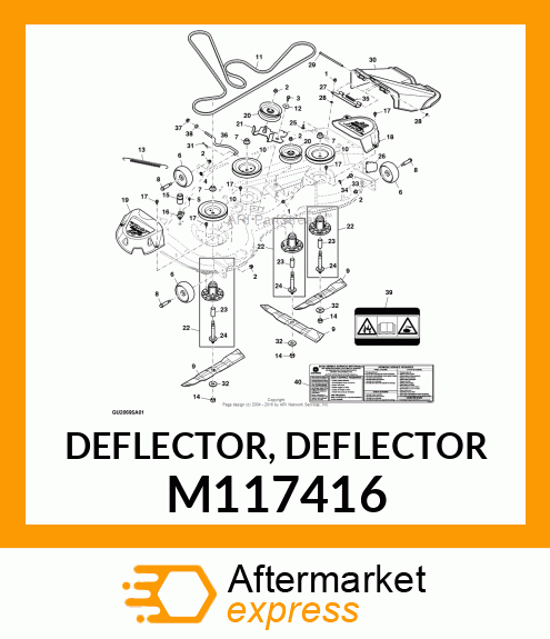 DEFLECTOR, DEFLECTOR M117416