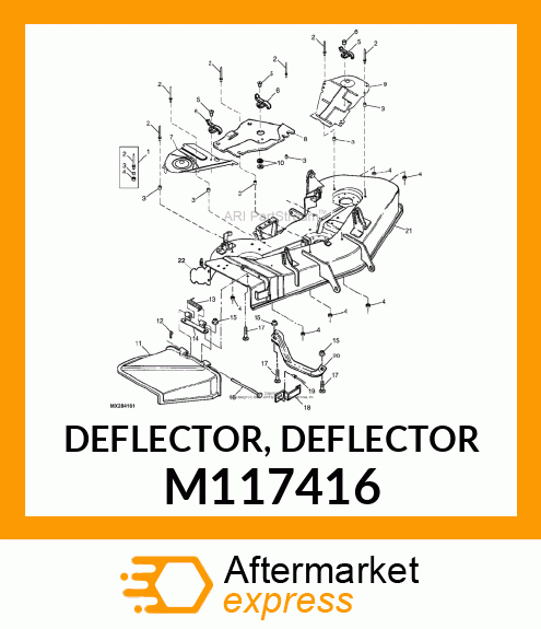 DEFLECTOR, DEFLECTOR M117416