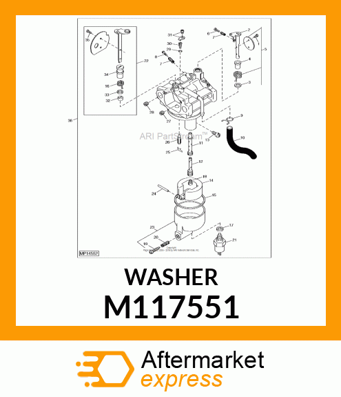 WASHER M117551