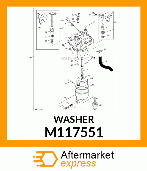 WASHER M117551