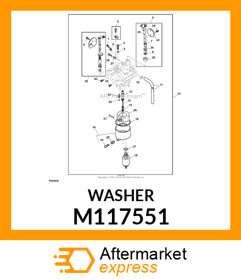 WASHER M117551