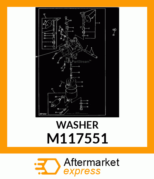 WASHER M117551