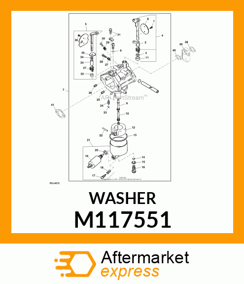 WASHER M117551