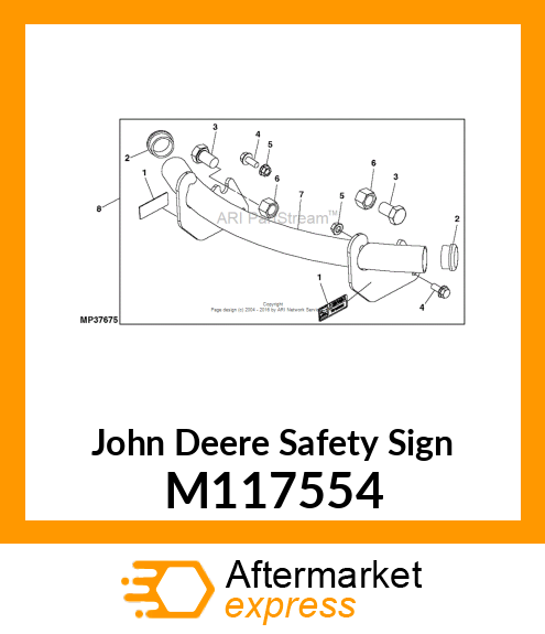 SAFETY SIGN, LABEL WARNING HOT SUR M117554