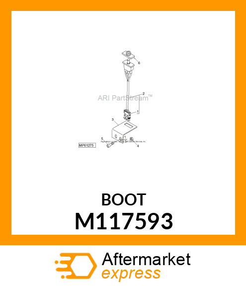 BOOT, BOOT, SEAT SWITCH M117593