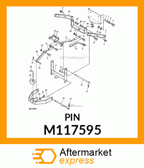 PIN, CLEVIS M117595