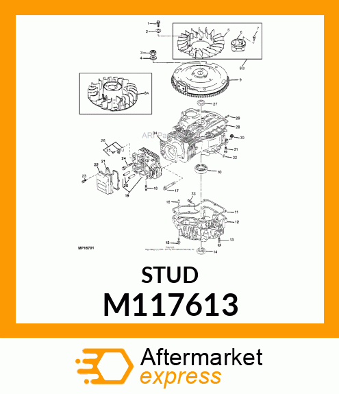 BOLT M117613