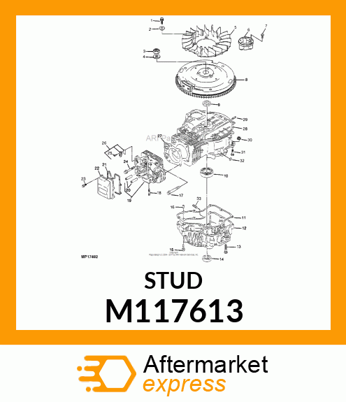 BOLT M117613