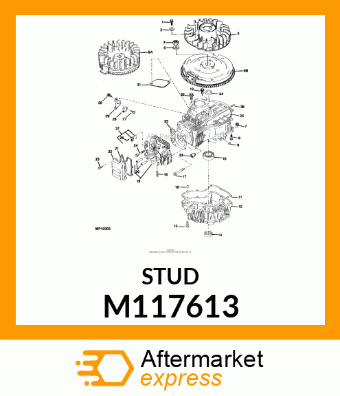 BOLT M117613