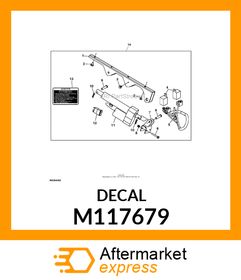 SAFETY SIGN, LABEL, CAUTION PINCH P M117679