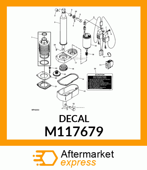 SAFETY SIGN, LABEL, CAUTION PINCH P M117679