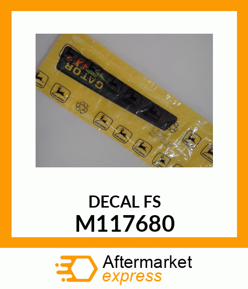 LABEL, INDICATOR LIGHTS M117680