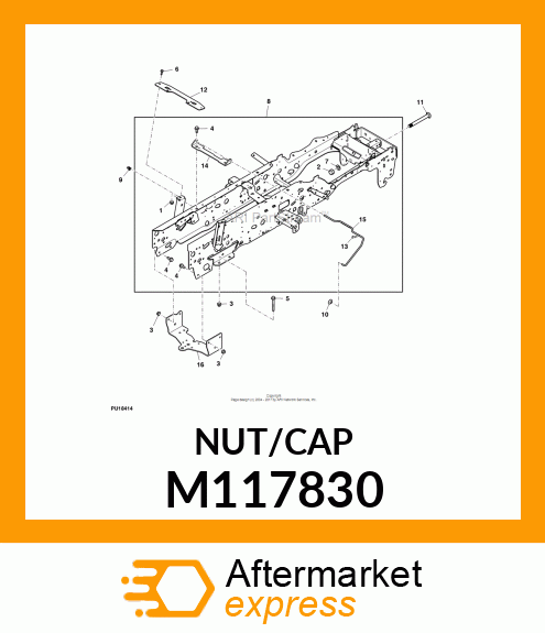 CAP, TOW VALVE ROD M117830