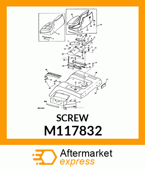 SCREW, THREAD FORMING "TORX" M117832