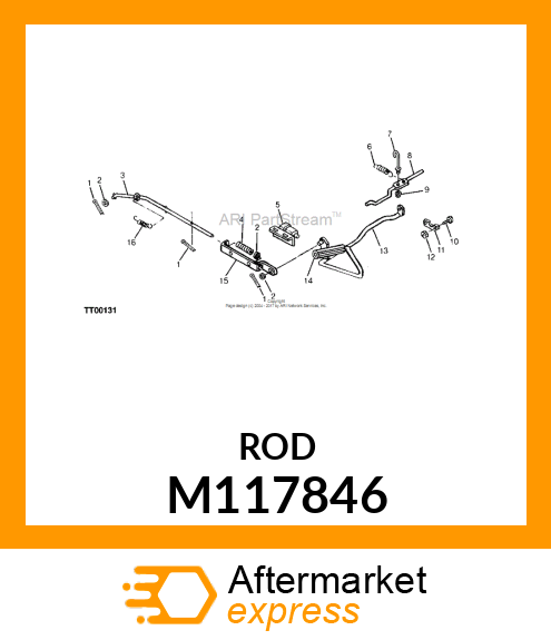 STUD, PARK BRAKE M117846