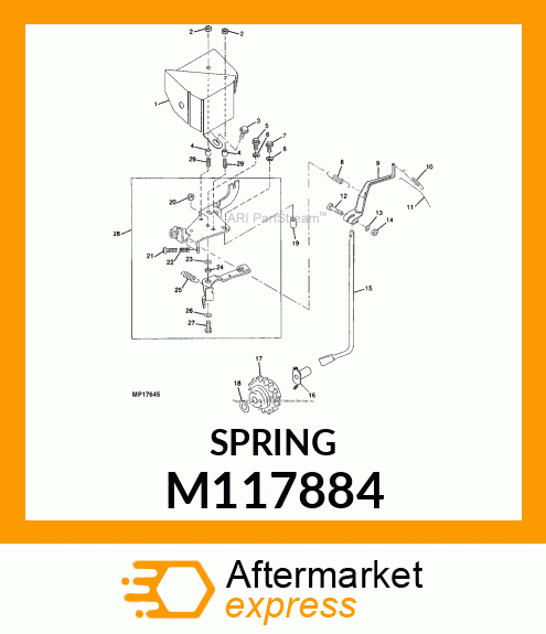 SPRING, GOVERNOR M117884