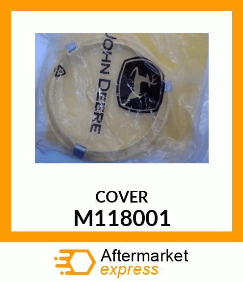 Cover - Front Wheel Cover, 6 In.¬ (Yellow Plastic) M118001