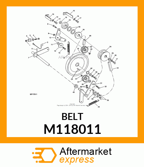 Belt M118011