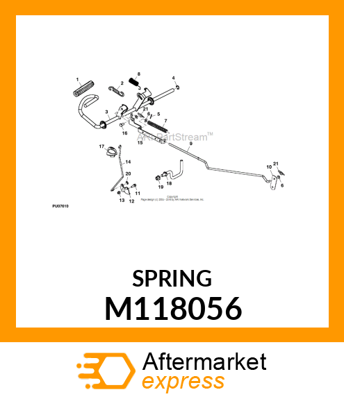 SPRING, BRAKE M118056