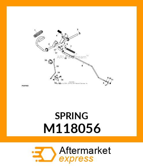 SPRING, BRAKE M118056