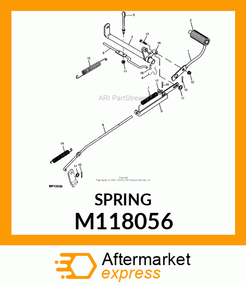 SPRING, BRAKE M118056