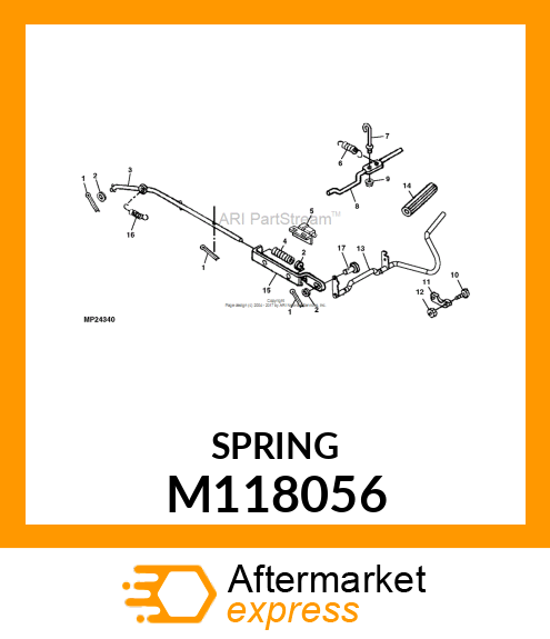 SPRING, BRAKE M118056