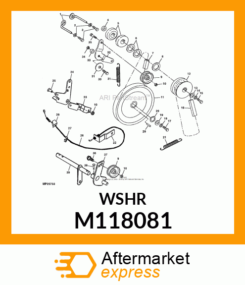 Bushing - BUSHING, IDLER LEVER M118081