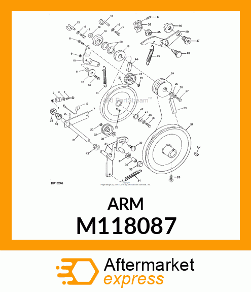 Lever M118087