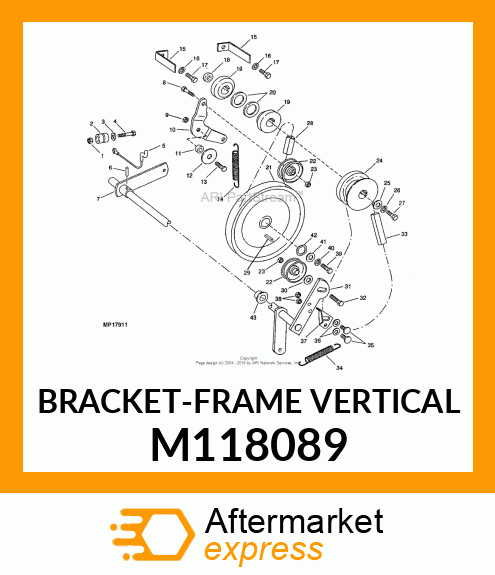 Spool - SPOOL, CABLE, AUGER CLUTCH M118089