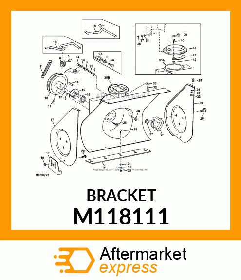 Bearing - BEARING, AUGER 301376 M118111