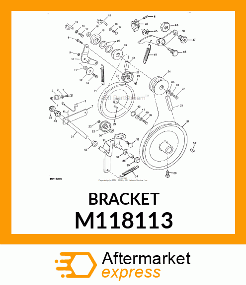 PAD, AUGER IMPELLER BRAKE M118113