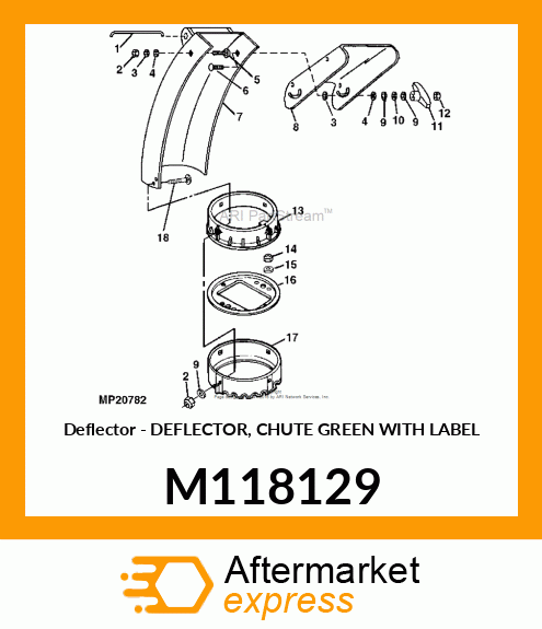 Deflector M118129
