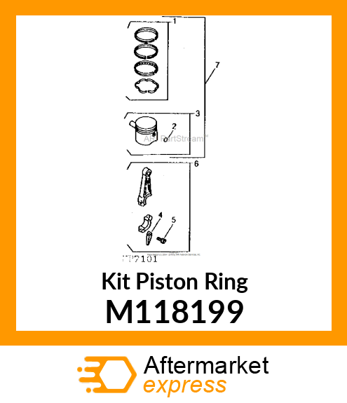 Kit Piston Ring M118199