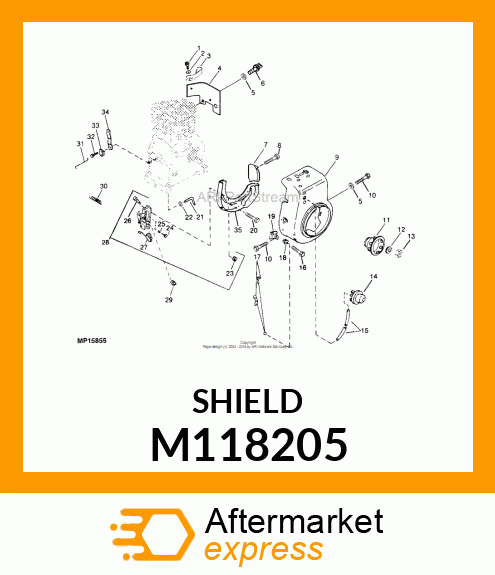 Extension Baffle M118205