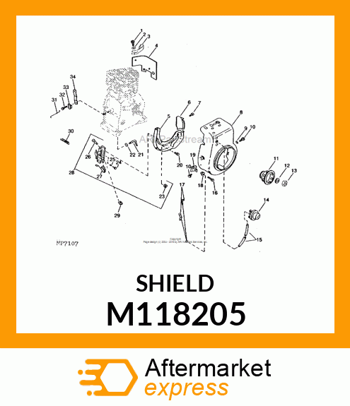 Extension Baffle M118205