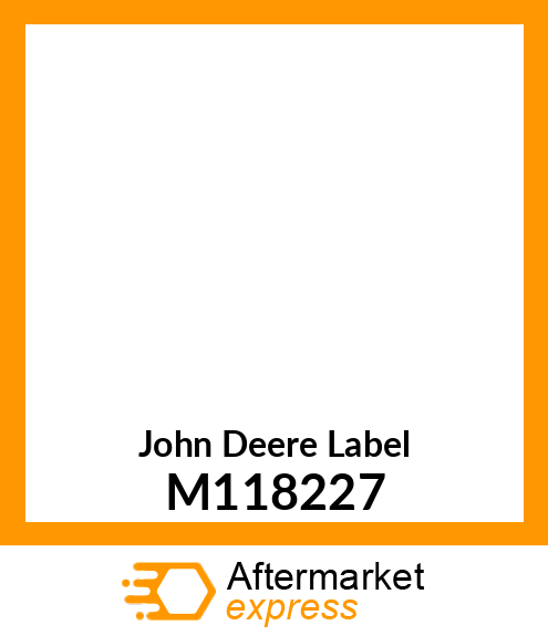 LABEL, CAUTION M118227