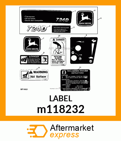 LABEL M118232