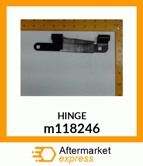 HINGE, HINGE, PAINTED (BLACK) m118246