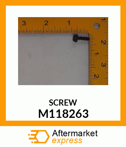 SCREW, PLASTIC TAPPING M118263