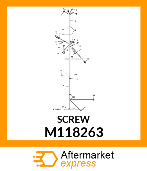 SCREW, PLASTIC TAPPING M118263