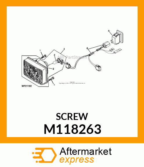 SCREW, PLASTIC TAPPING M118263