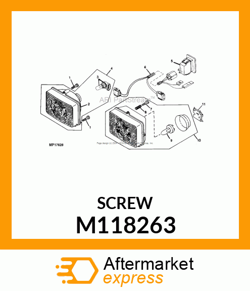 SCREW, PLASTIC TAPPING M118263