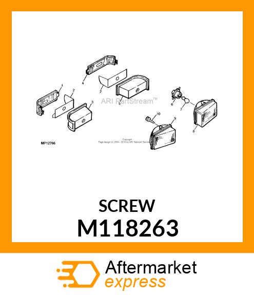 SCREW, PLASTIC TAPPING M118263