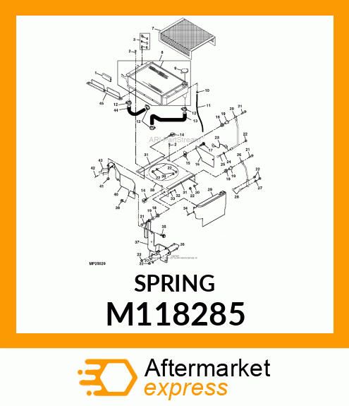 COMPRESSION SPRING, SPRING, COMPRES M118285