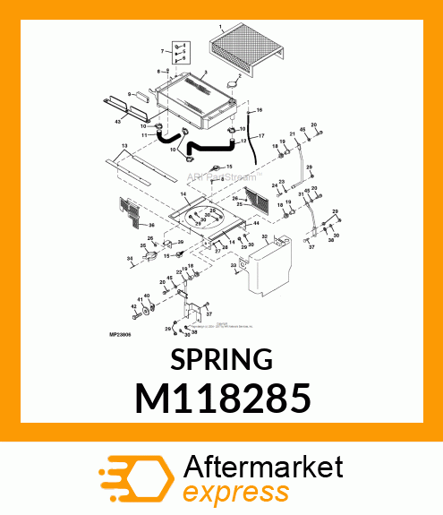 COMPRESSION SPRING, SPRING, COMPRES M118285