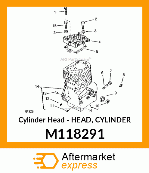 Cylinder Head - HEAD, CYLINDER M118291