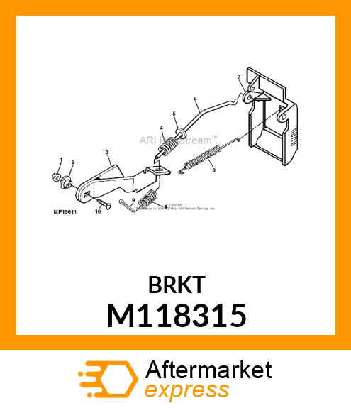 LATCH, PARK BRAKE M118315