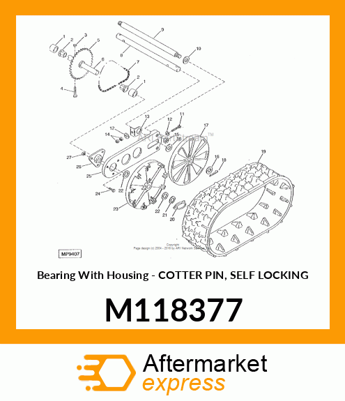 Bearing with Housing M118377